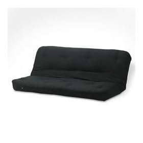 Black 8" Thick Full Size Futon Mattress