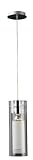 ET2 Lighting E22000-10 Frost Mini Pendant Light, Chrome