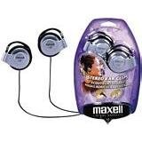 Maxell EC 150 Stereo Line Ear Clips, Silver Maxell EC-150 Stereo Line Ear Clips, Silver