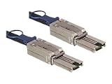 DeLock Kabel mini SAS 26 pin zu mini SAS 26 pin (SFF 8088 Kabel extern 1 x mSAS 26 pol - 1 x mSAS 26 pol 1.0 m