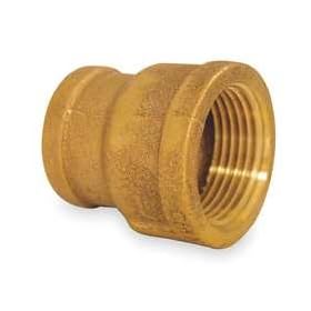 Industrial Grade 1VGE3 Reducing Coupling, Red Brass, 1 x 3/4 In