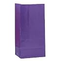Purple Paper Party Bags, sold singly