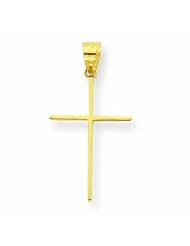 10K Gold Cross Pendant