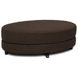 Review Avenue Six 140007 / Avenue Six Roundabout Oval Ottoman, Chocolate