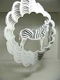 Zebra 12 inch Wind Spinner