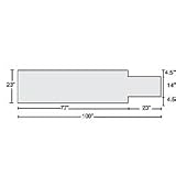 Contoured Special Procedure X-Ray Table Pad, Polyfoam