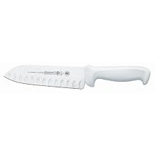 Mundial W5604-7GE 7-Inch Hollow Edge Santoku Knife, White