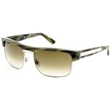 Gucci Designer Sunglasses 1596/S/0VMV/DB/57/17: Horn Olive/Brown Gray Gradient