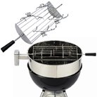 E-Z Que WK-Combo Kettle-Ring Stainless Rotisserie Combo Kit with 6- and 8-Inch Cradles