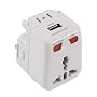 Worldwide USB Travel Adaptor / Charger Plug - Works in 175 Countries