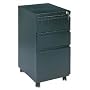 Mobile File Cabinet - Black