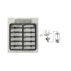 【クリックで詳細表示】モデリングサポートグッズ ポリユニット103 ブラック T字ジョイント