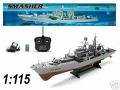 RC RADIO CONTROL SMASHER WARSHIP