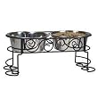 SS Scroll Work Double Diner - 3 Quart