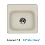 CorStone Warren Advantage 3.2 Series Social/Prep Sink Self Rimming Sink 17-1-8-63