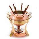 Mauviel Copper Fondue Set by Mauviel