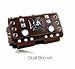Naztech Rebel Carrying Case for Lg Chocolate Vx8500 / Vx8300 / Lg Fusic / Lg Lx350 / Lg Vx5200 (Skull Brown)