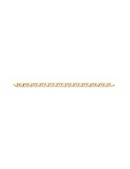 Genuine 14K Yellow Gold Double Link With Hearts Charm Bracelet 7 Inches 8 Grams Of Gold 100% Satisfaction Guaranteed.