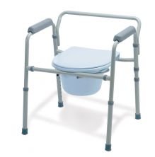 3-in-1 Aluminum Folding Commode
