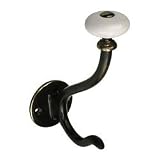 144 x 48mm Double Metal Hook - Antique Brass
