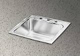 Elkay Lustertone 10 in. Deep Single Bowl Drop-In Sink - DLR252210/DLR252210
