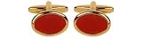 Cornelian Oval Cufflink