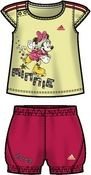 Adidas Kinder Hose und Shirt I DYQ SUM Girls, vapourlem/fr, 104 Preisvergleich