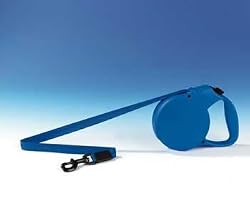 Flexi All Belt Comfort 3 Blue Handle Retractable Dog Leash