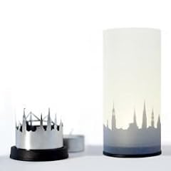 STADTLICHT Hamburg Kerzenlicht mit Schattenwurf dekoop