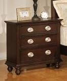 Temre Nightstand in Rich Cappuccino Finish by Coaster Furniture