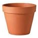 Deroma 4' Tc Std Clay Pot (Pack Of 24) 01110Pz Clay Pot & Saucer