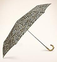 Per Una Animal Print Crook Handle Umbrella