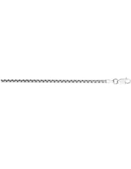 .925 Sterling Silver Round Designer Box Chain 16" 1.8mm wide