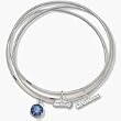 Seattle Seahawks Gold Plated Triple Bangle Bracelet