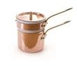 Mauviel M'Tradition 2703.12 Copper 0.8-Quart Bain Marie Double Boiler with Porcelain Insert