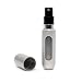 Travalo Travel Spray by Travalo Mini Travel Refillable Spray with Cap Refills from Any Fragrance Bottle (Sleek Silver) .135 oz for Women