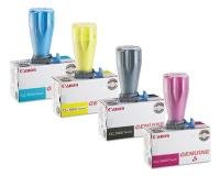 Canon CLC5000 OEM Genuine Toner Cartridge Combo (BCMY One Each:6601A003AA, 6602A003AA, 6603A003AA,6604A003AA