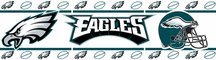 RoomMates Philadelphia Eagles NFL Peel and Stick Wall Border