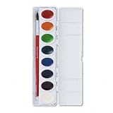 Prang 16 Color Watercolor Set with No. 9 Brush