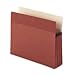 Smead Easy Grip File Pocket 73212, Straight-Cut Tab, 1-3/4" Expansion, Letter Size, Redrope, 25 per Box (73212)
