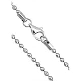 Inox Jewelry Necklaces 316L 30 Stainless Steel Bead Chains inoxcat