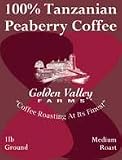 Review Golden Valley Farms 1lb Whole Bean Coffee / 100% Tanzanian Peaberry Coffee, Whole Bean, 1lb