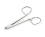 Scissors Type Cuticle Nippers 1/2 jaw. Made by Niegeloh in Solingen, Germany