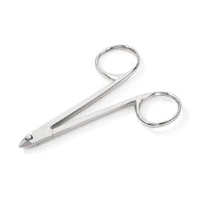 Scissors Type Cuticle Nippers 1/2 jaw. Made by Niegeloh in Solingen, Germany