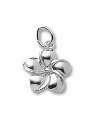 Rembrandt Charms Plumeria Flower Charm