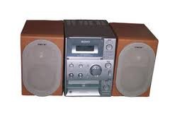 Sony CMT-CP101 Audio Shelf System Stereo auto reverse cassette deck