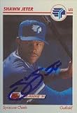 Shawn Jeter, Syracuse Skychiefs - Blue Jays Affiliate Autographed Card