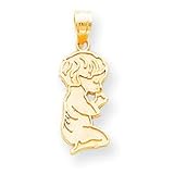 10k Solid Praying Boy Charm