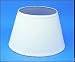 Aladdin 14 Inch White Pleated Cloth Shade N110W
