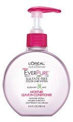 L'Oreal Paris EverPure Moisture Leave-In Conditioner, Rosemary Mint, 6 Ounce